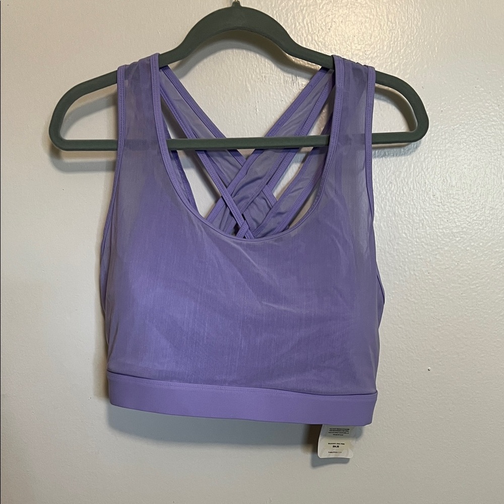 Fabletics Lavender Sports Bra